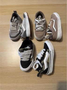 Vans Toddler Boy Sneakers Lot - Size 11 & 11.5 (3 Pairs)